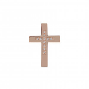 Cross 14 carats rose gold double sided