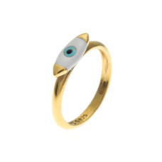 Eye women's ring made of 925 silver by GREGIO