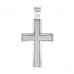 Cross 14 carats white gold