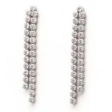Earrings - 14 carats white gold