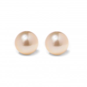 Earrings  with pearls- 14 carats yellow gold